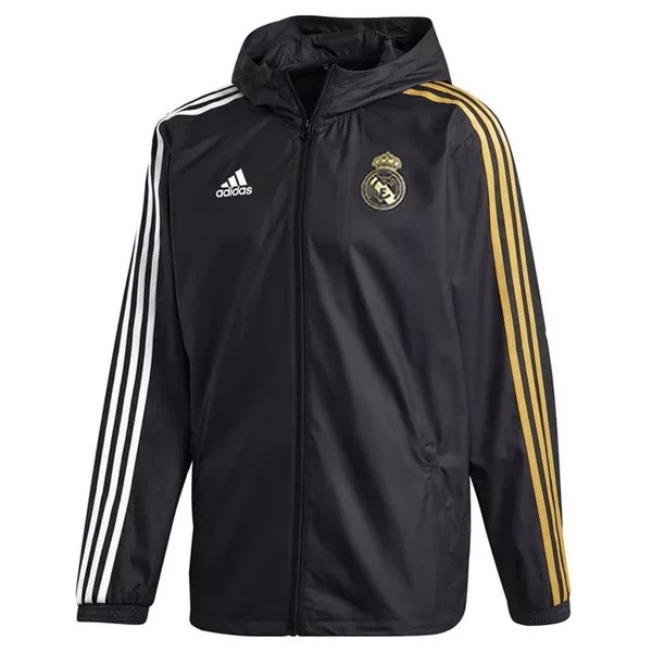 Rompevientos Real Madrid 2020-2021 Negro Amarillo